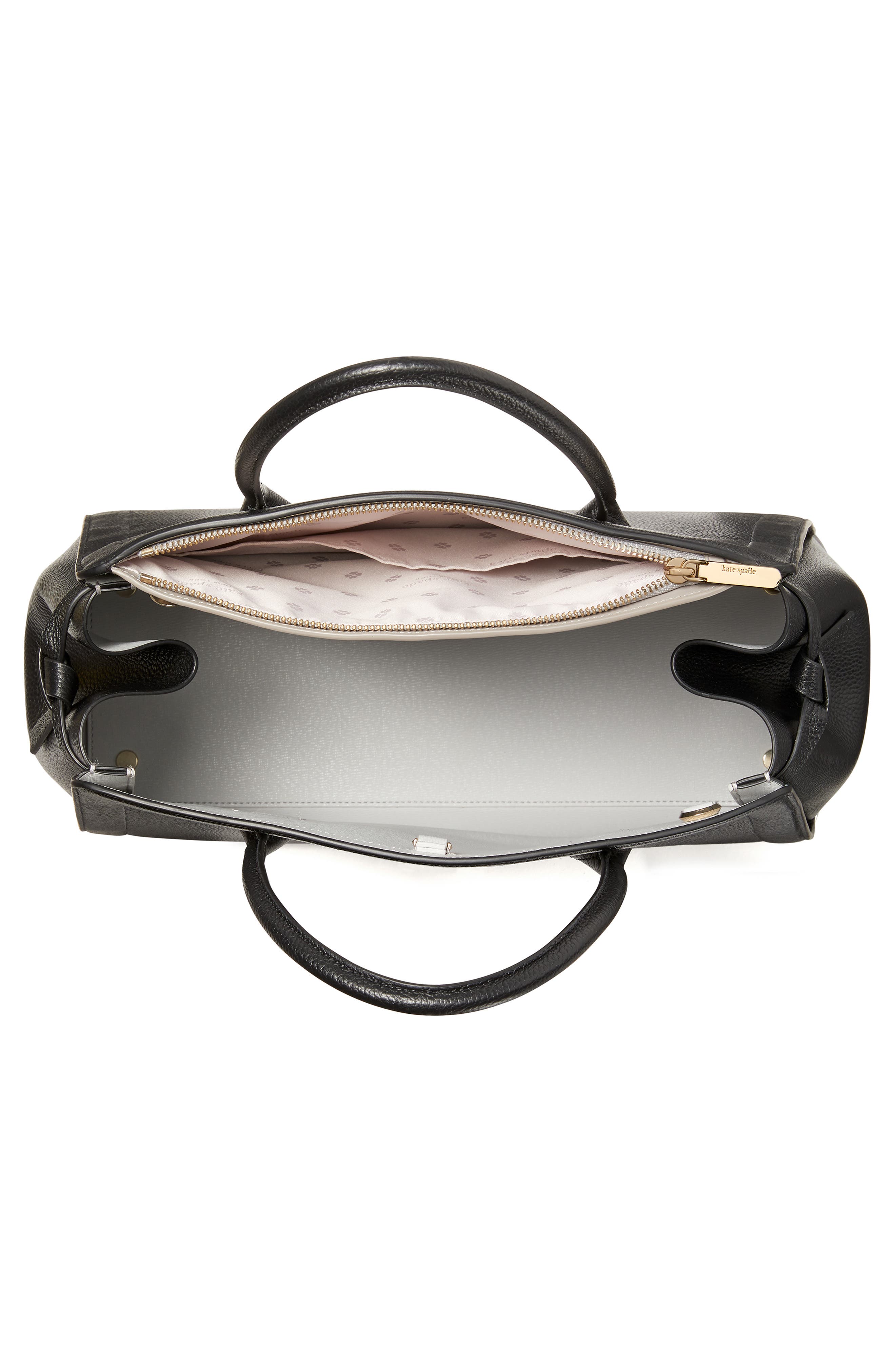 Kate Spade New York knott xl leather satchel, Alternate, color, 