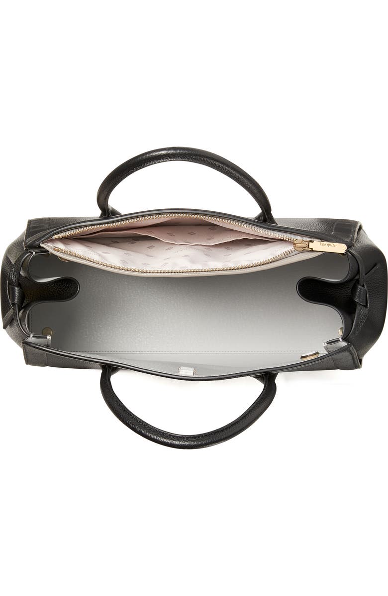 Kate Spade New York knott xl leather satchel, Alternate, color,