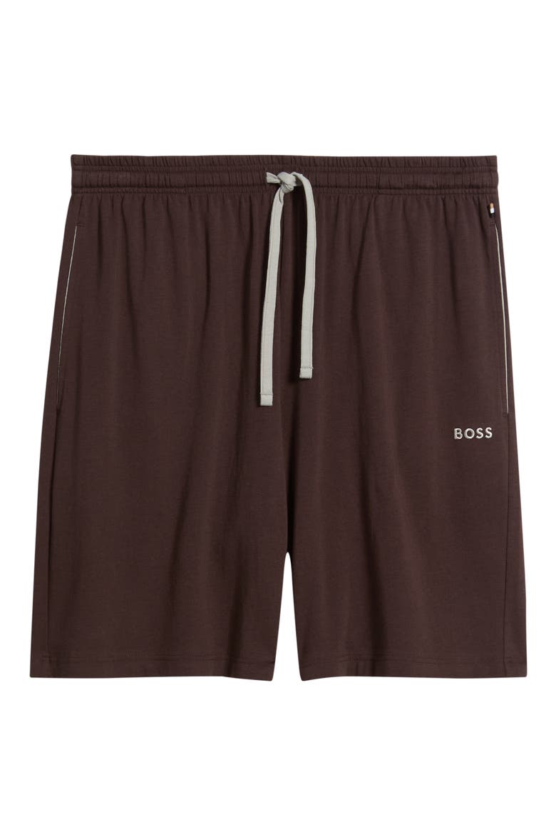 Mix & Match Lounge Shorts, Main, color, DARK BROWN