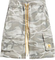 DIET STARTS MONDAY Camo Cargo Shorts