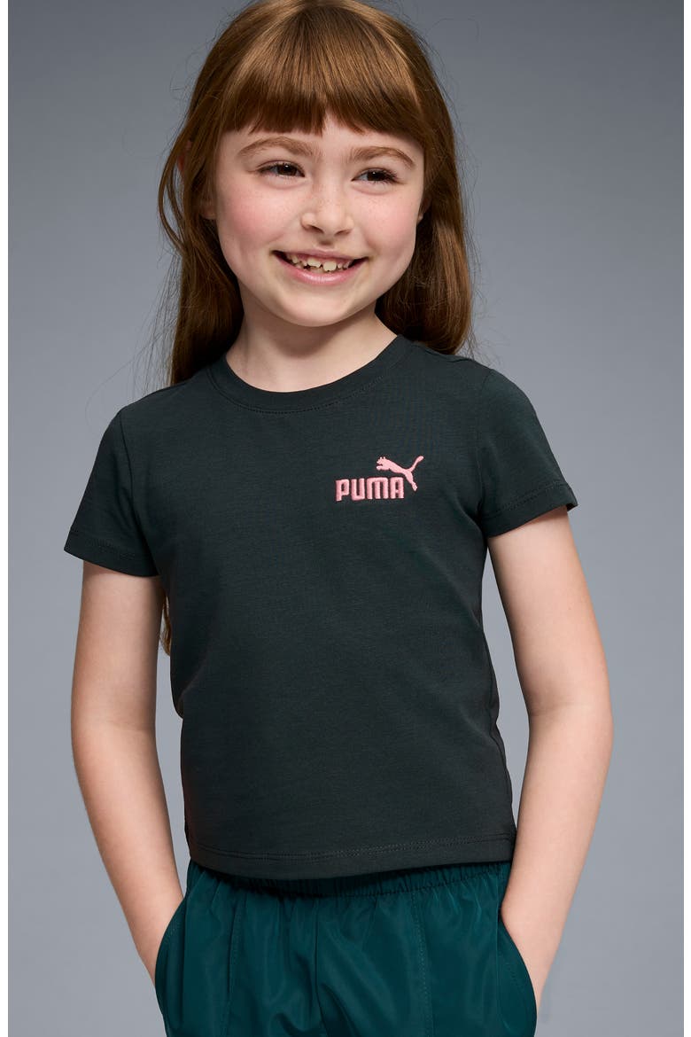 Kids' Foundations Stretch Cotton T-Shirt, Alternate, color, GREEN TERRAIN