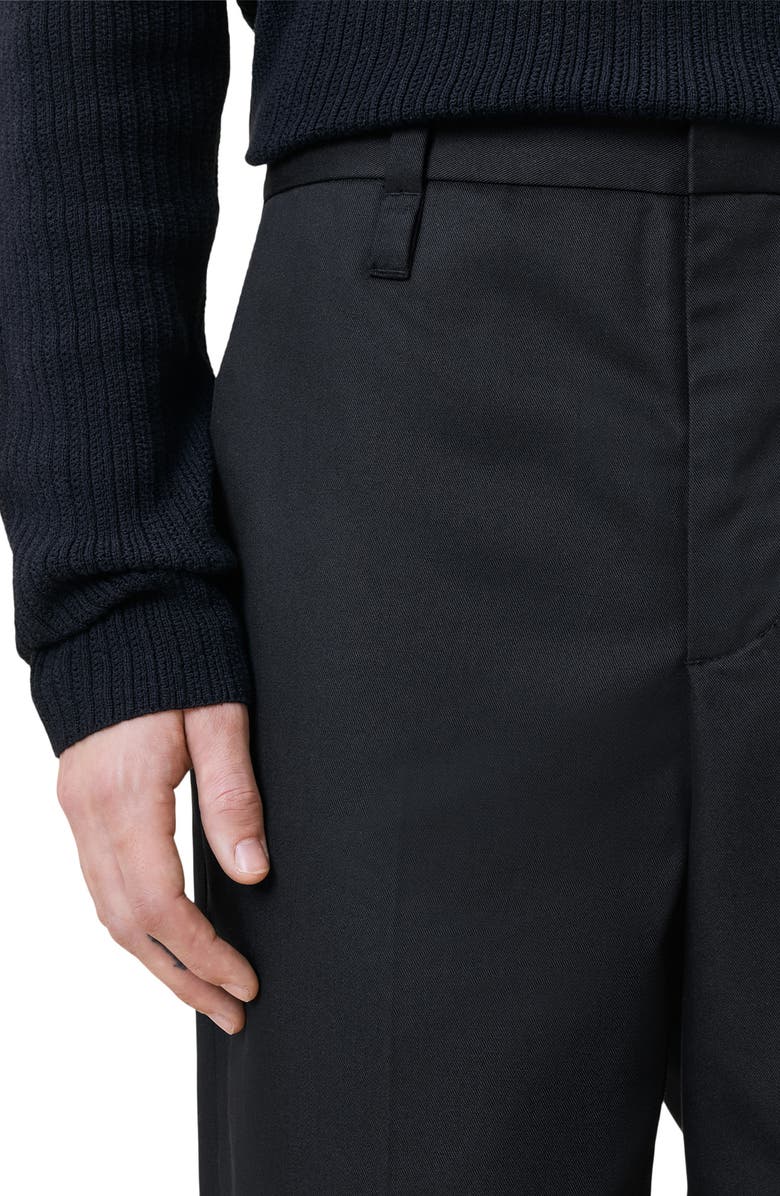 AllSaints Tanner Relaxed Fit Flat Front Twill Pants, Alternate, color, 