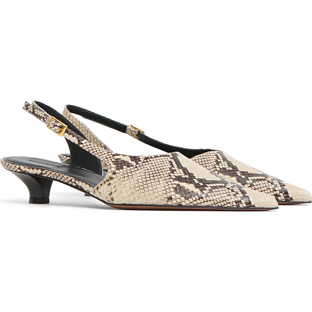 Mansur Gavriel Anna Slingback Pump In Gray