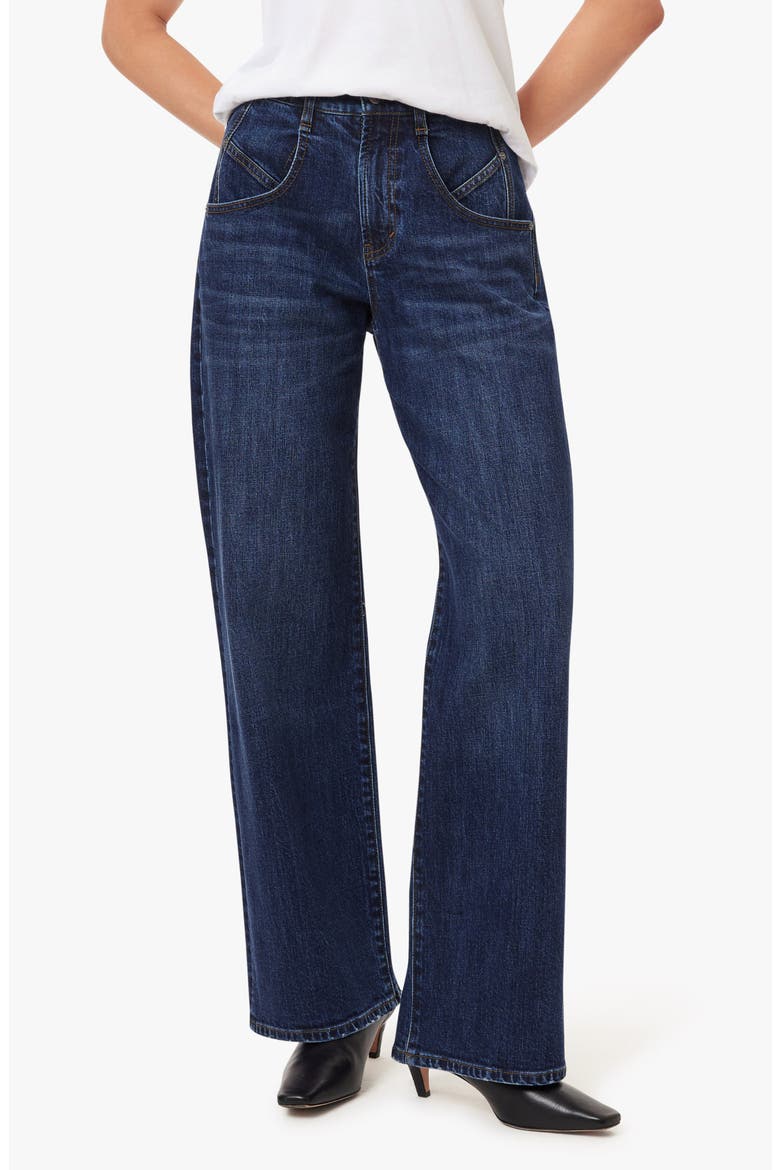 Blaine High Waist Straight Leg Jeans, Main, color, BAYOU