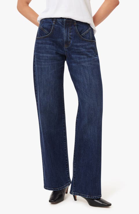Blaine High Waist Straight Leg Jeans