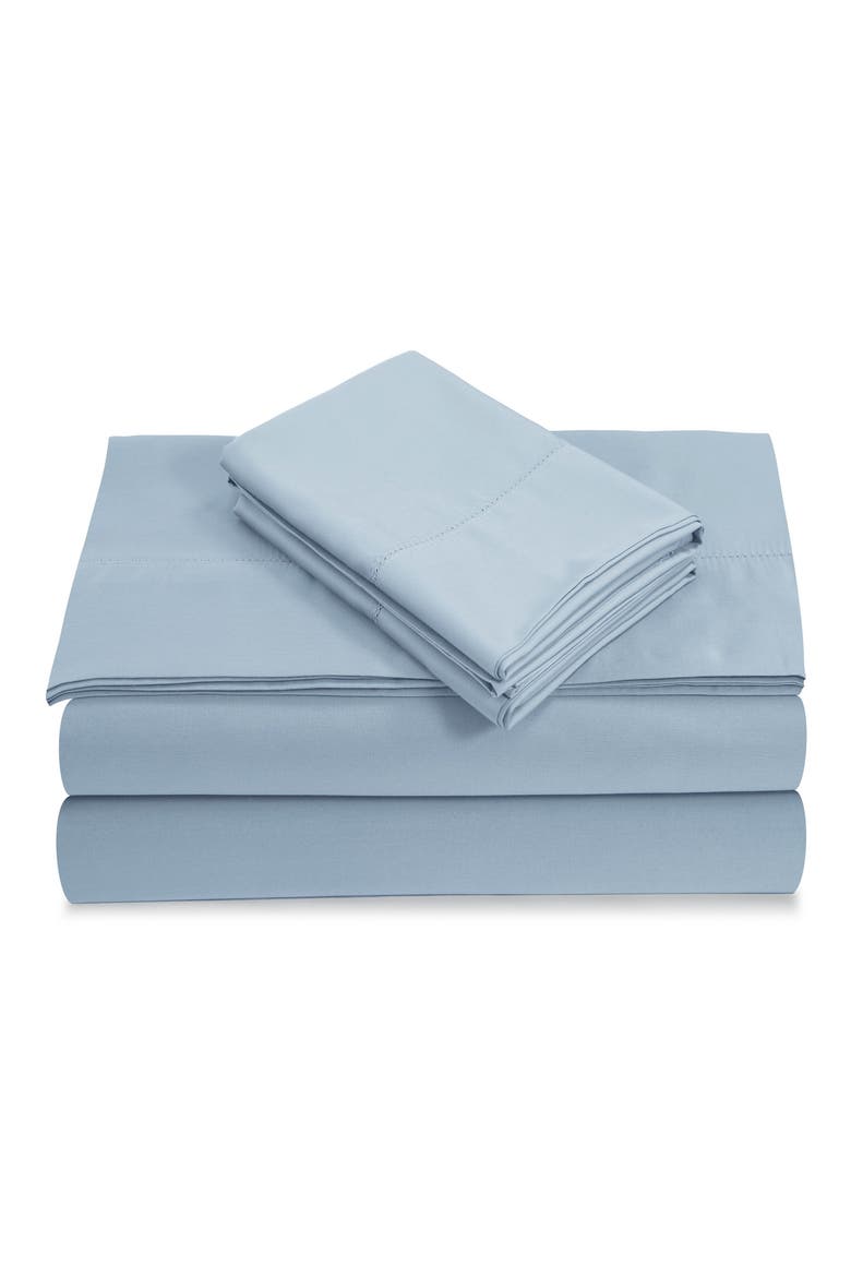 800 Thread Count Cotton Sateen Sheet Set, Main, color, BLUE