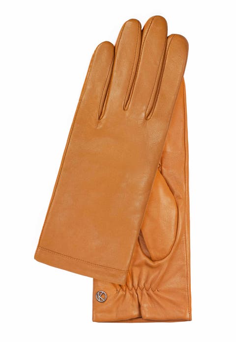 Premium Lamb Leather Touchscreen Gloves