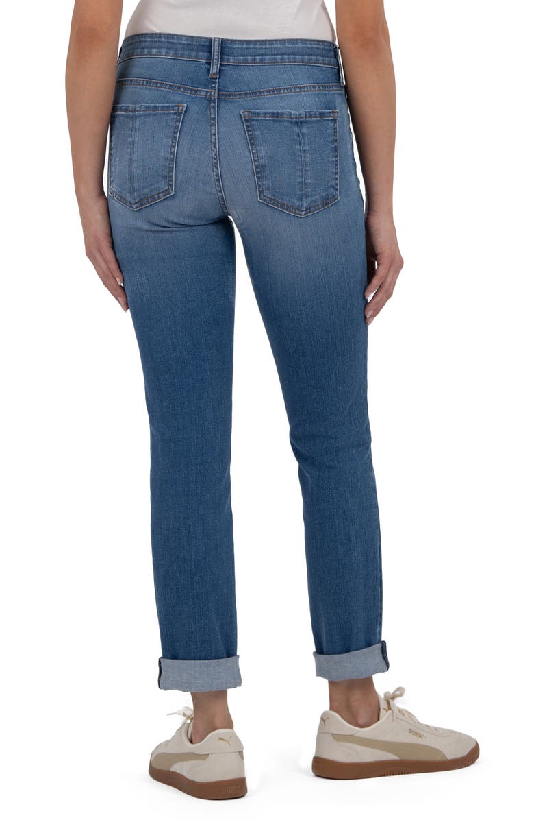 KUT from the Kloth Catherine Cuffed Hem Boyfriend Jeans, Alternate, color, 