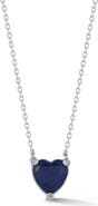 SPHERA MILANO Cubic Zirconia Heart Pendant Necklace