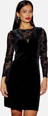 Yumi Fitted Velvet Dress