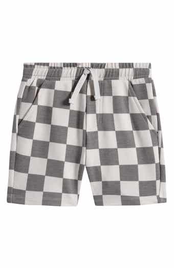 Kids' Checkerboard Print Shorts