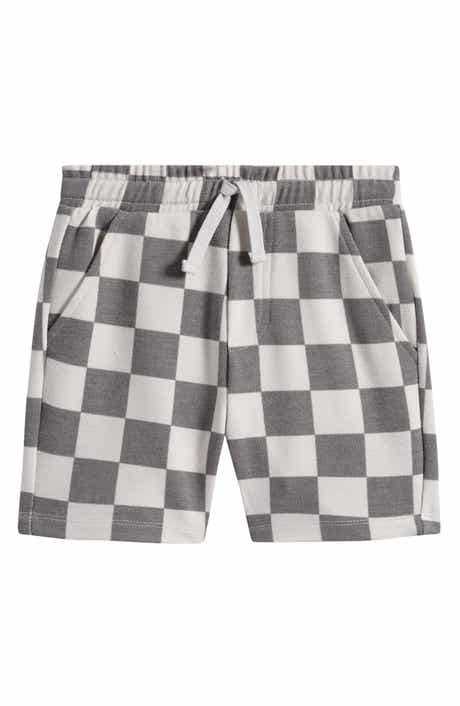Kids' Checkerboard Print Shorts