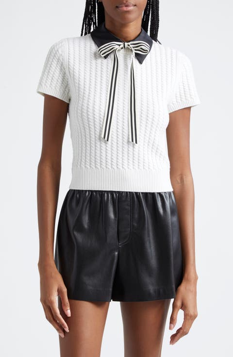 Abbott Short Sleeve Wool Sweater