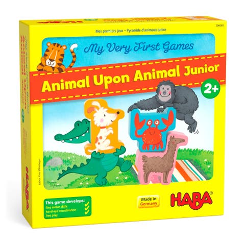 My Very First Games - Animal Upon Animal Junior Toddler Stacking Game for Preschool Learning Activities & Fun Family Games for Ages 2+
