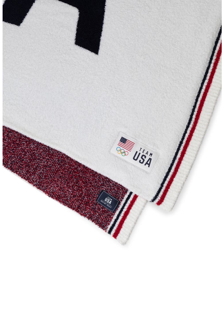 CozyChic® Team USA Throw Blanket, Alternate, color, PEARL MULTI