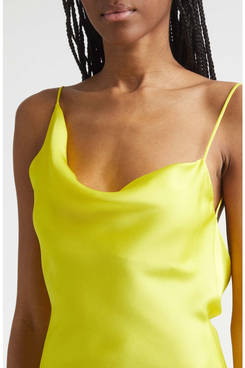 Satin Slipdress, Alternate, color, BRIGHT YELLOW