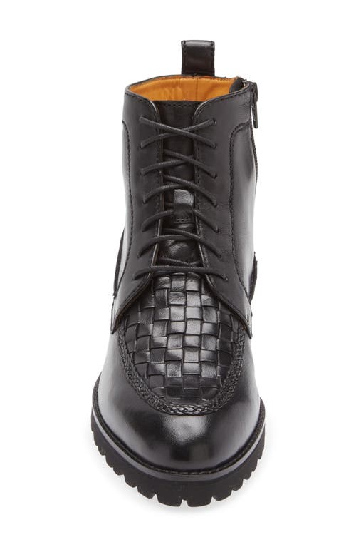 Robert Zur Bryn Lace-up Boot In Black