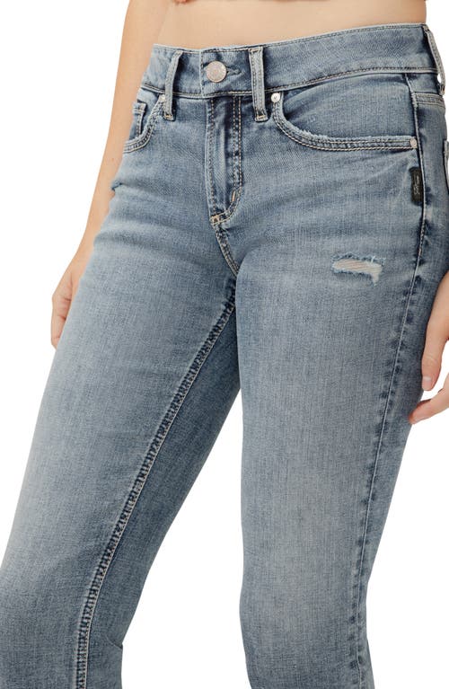 Shop Silver Jeans Co. Suki Curvy Mid Rise Capri Jeans In Indigo