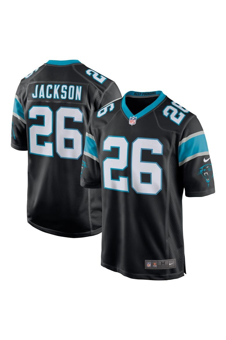 Men's Nike Donte Jackson Black Carolina Panthers Game Jersey, Main, color, Black