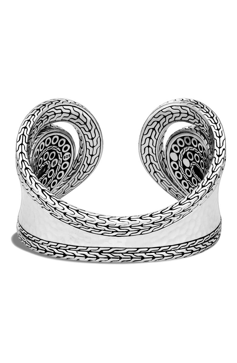 John Hardy Dot Hammered Flex Cuff, Alternate, color,