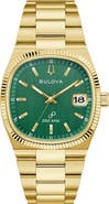 BULOVA Super Seville Goldtone Bracelet Watch, 37.5mm