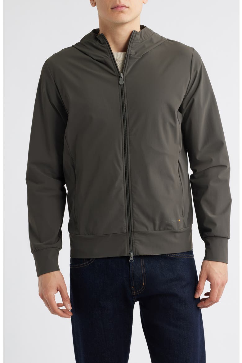 Luiz Hooded Water Repellent Jacket, Alternate, color, SMOKED GREY