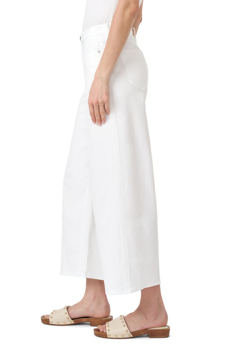 Wide Leg Crop Denim Pants, Alternate, color, WHITE SOLID