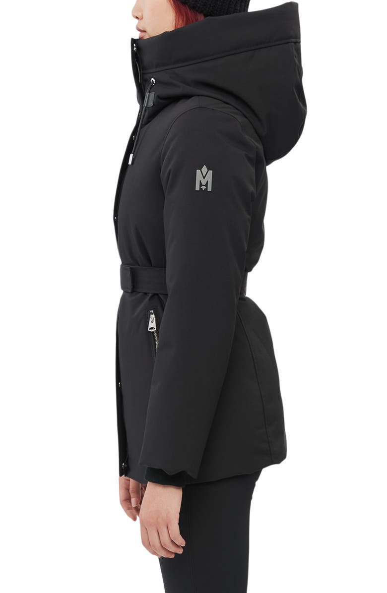 Mackage Jeni Water Resistant Down & Feather Fill Belted Parka, Alternate, color, 