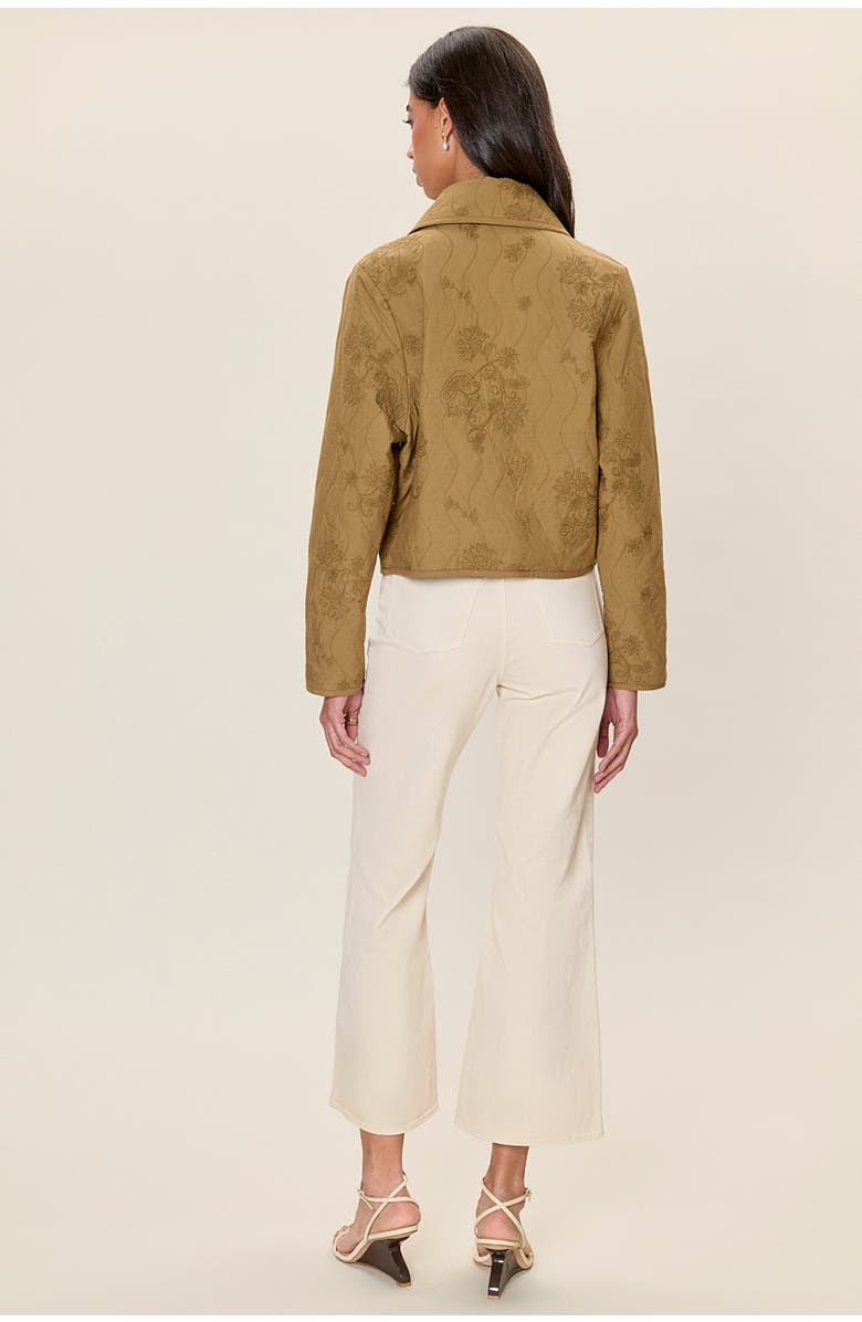 Rebecca Taylor Zuri Quilted Jacket, Alternate, color, Leaf Green