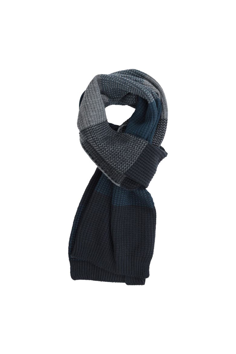 Mirka Knitted Scarf, Alternate, color, Petrol