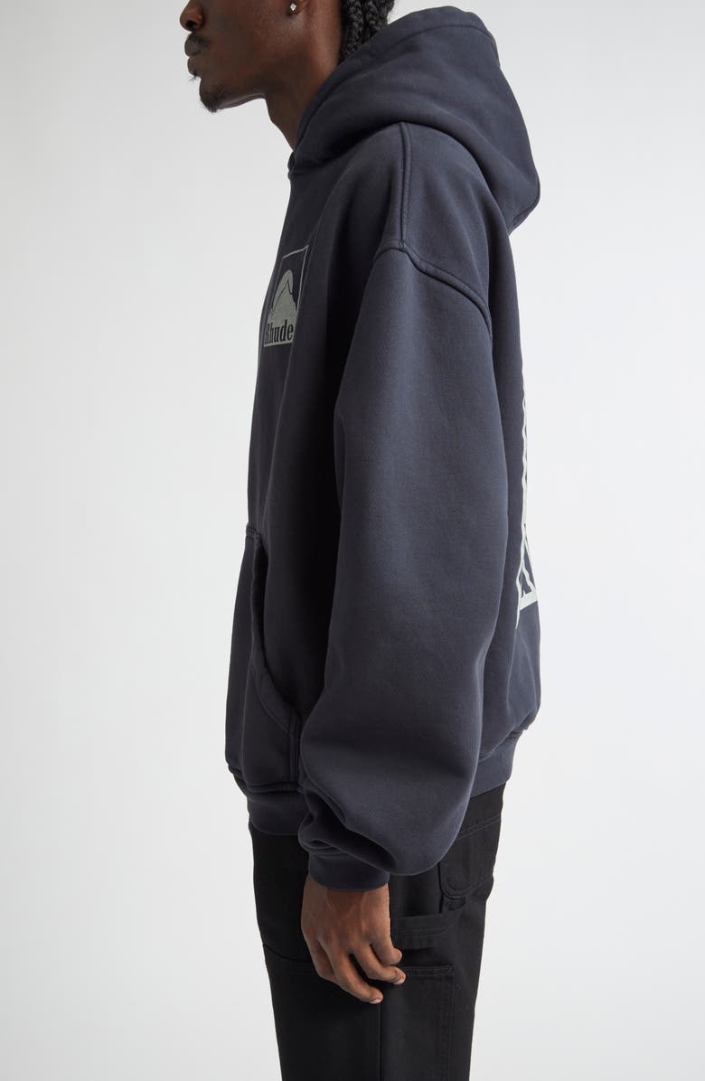 Rhude Moonlight Badge Graphic Hoodie, Alternate, color, 