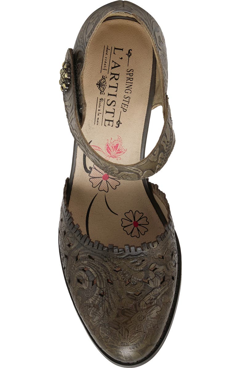 L'Artiste by Spring Step Visionary Ankle Strap Sandal, Alternate, color, Grey