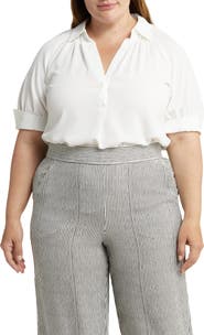 MAX STUDIO Short Sleeve Blouse