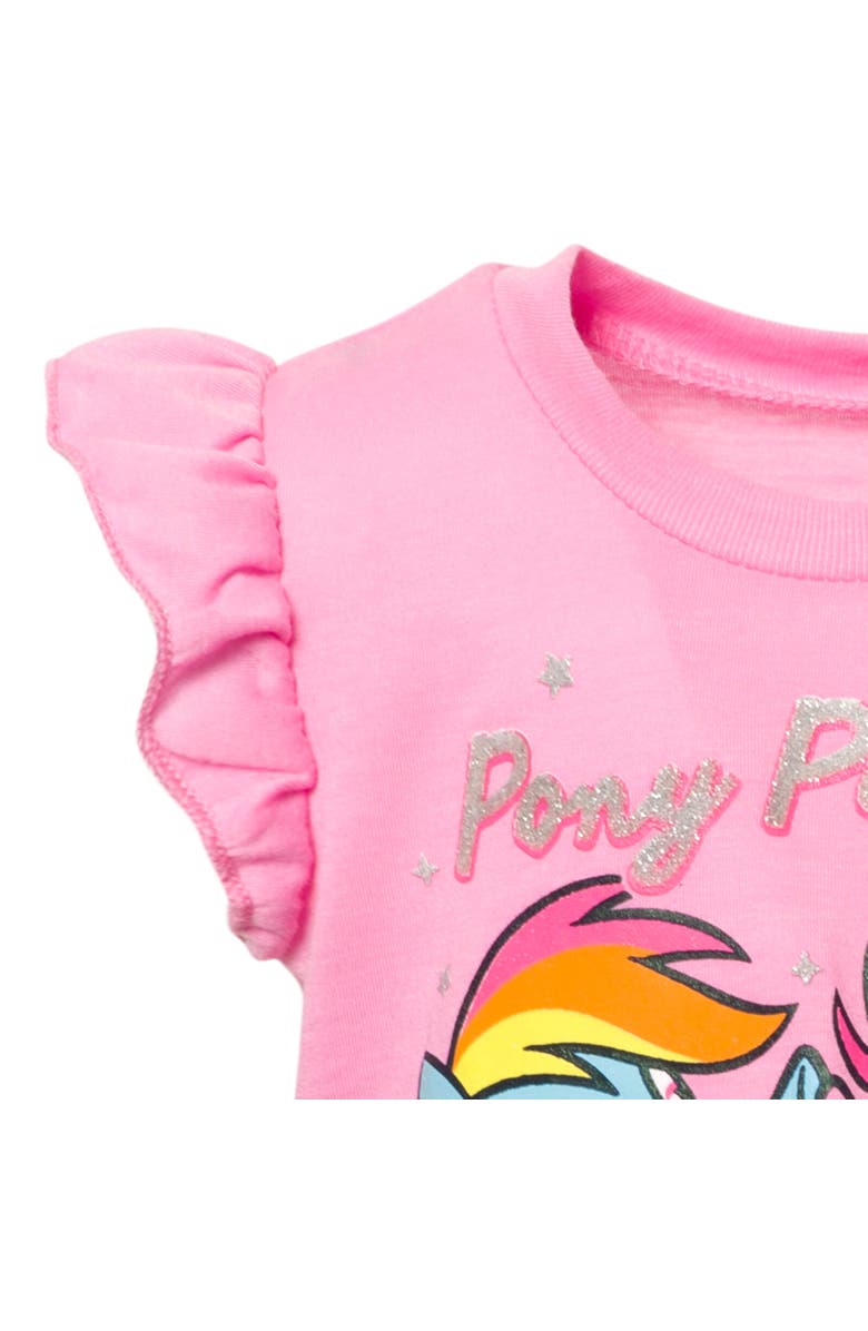 MY LITTLE PONY T-Shirt 
Bike Shorts Set, Alternate, color, Pink