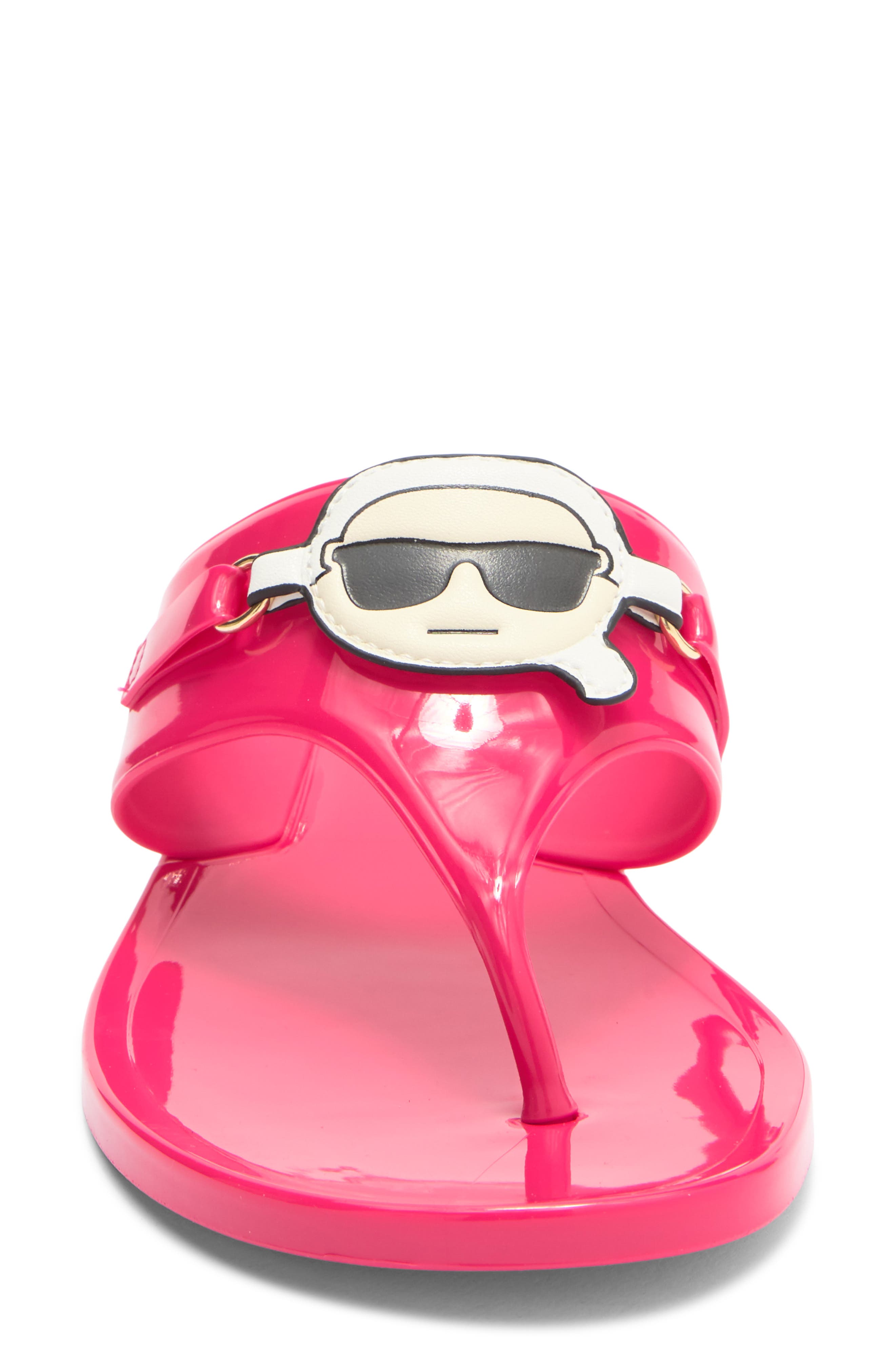 Vayla Wedge Flip Flop, Alternate, color, HOT PINK