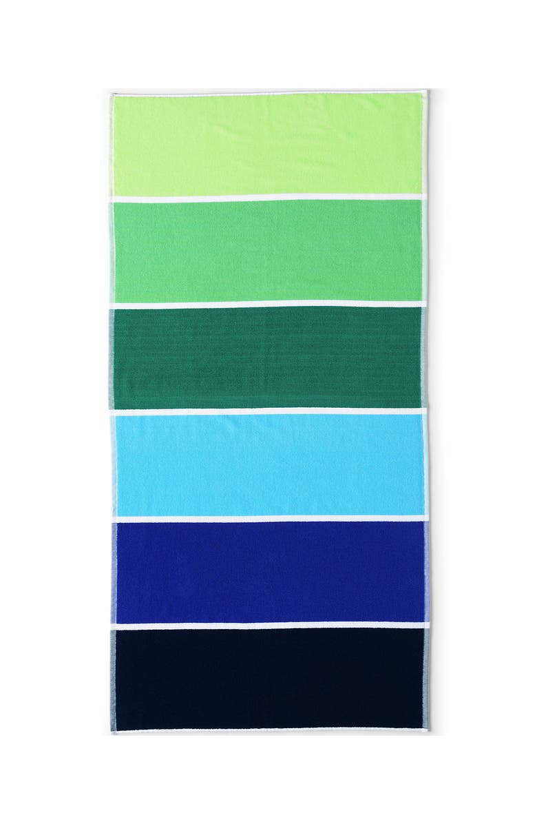 Lands' End Kids Cabana Stripe Beach Towel, Alternate, color,
