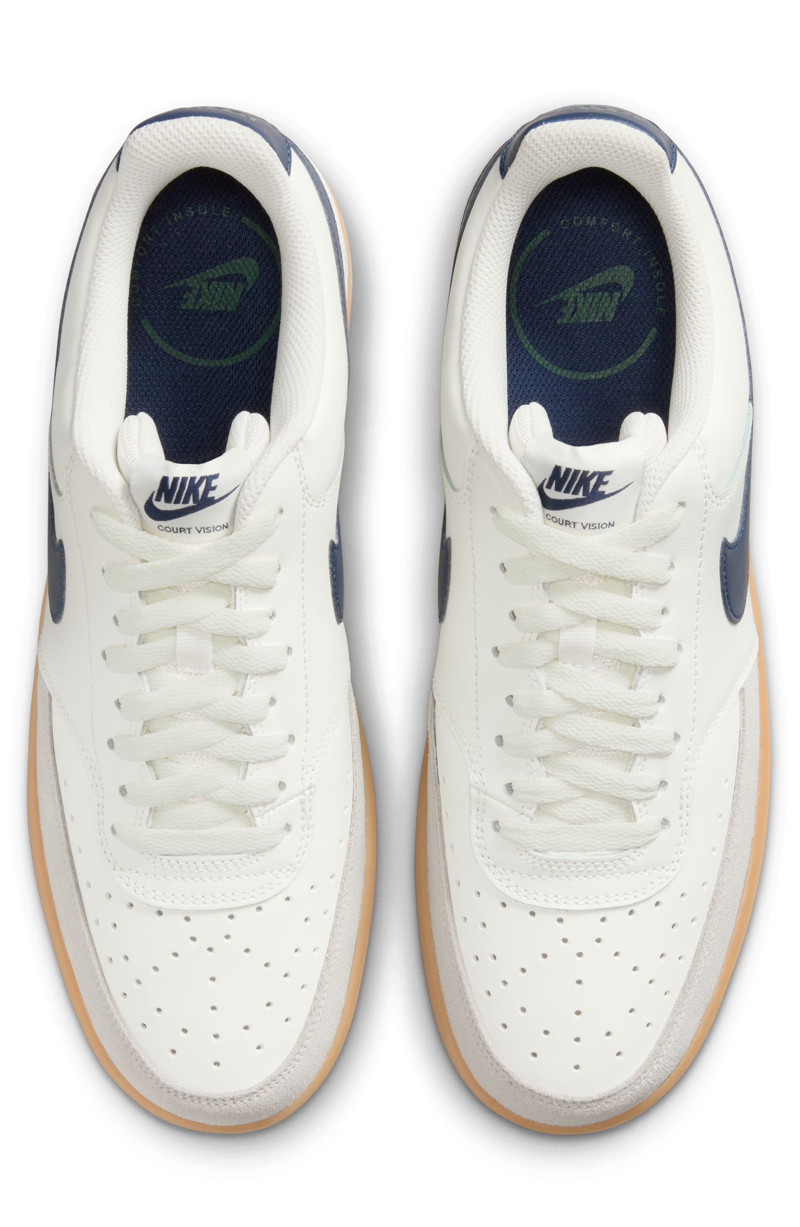 Court Vision Next Nature Sneaker, Alternate, color, 133 SAIL/MNNAVY