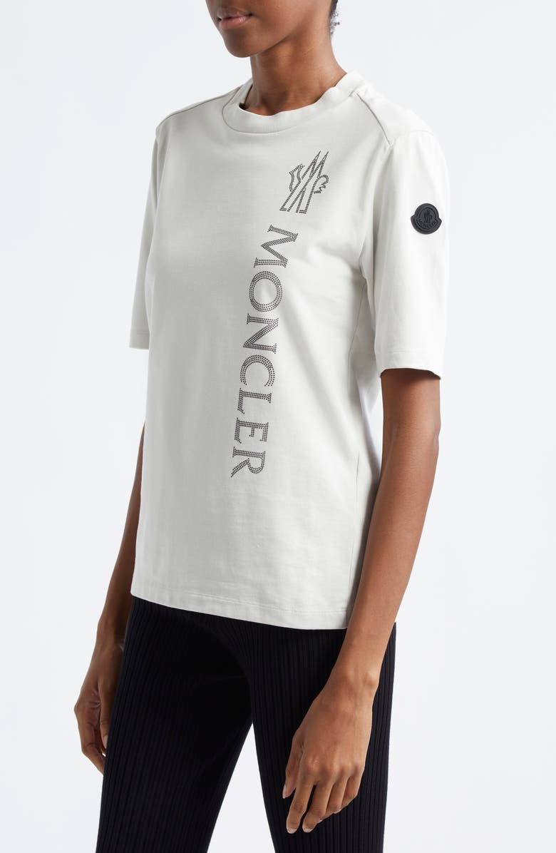 Moncler Logo Patch Cotton Graphic T-Shirt, Alternate, color, 