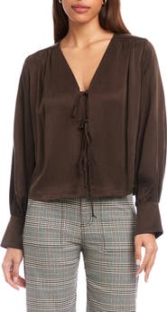 FIFTEEN TWENTY Kayla Tie Front Top