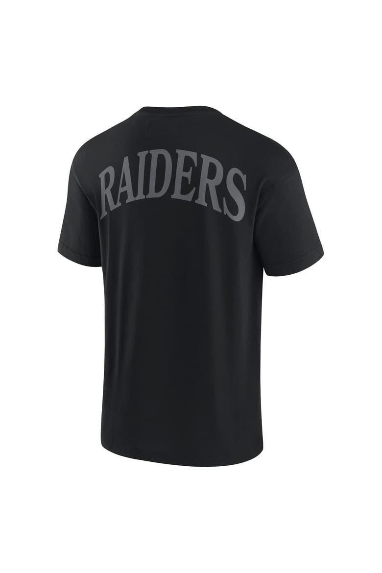 Unisex Fanatics  Black Las Vegas Raiders Elements Iconic T-Shirt, Alternate, color, Black