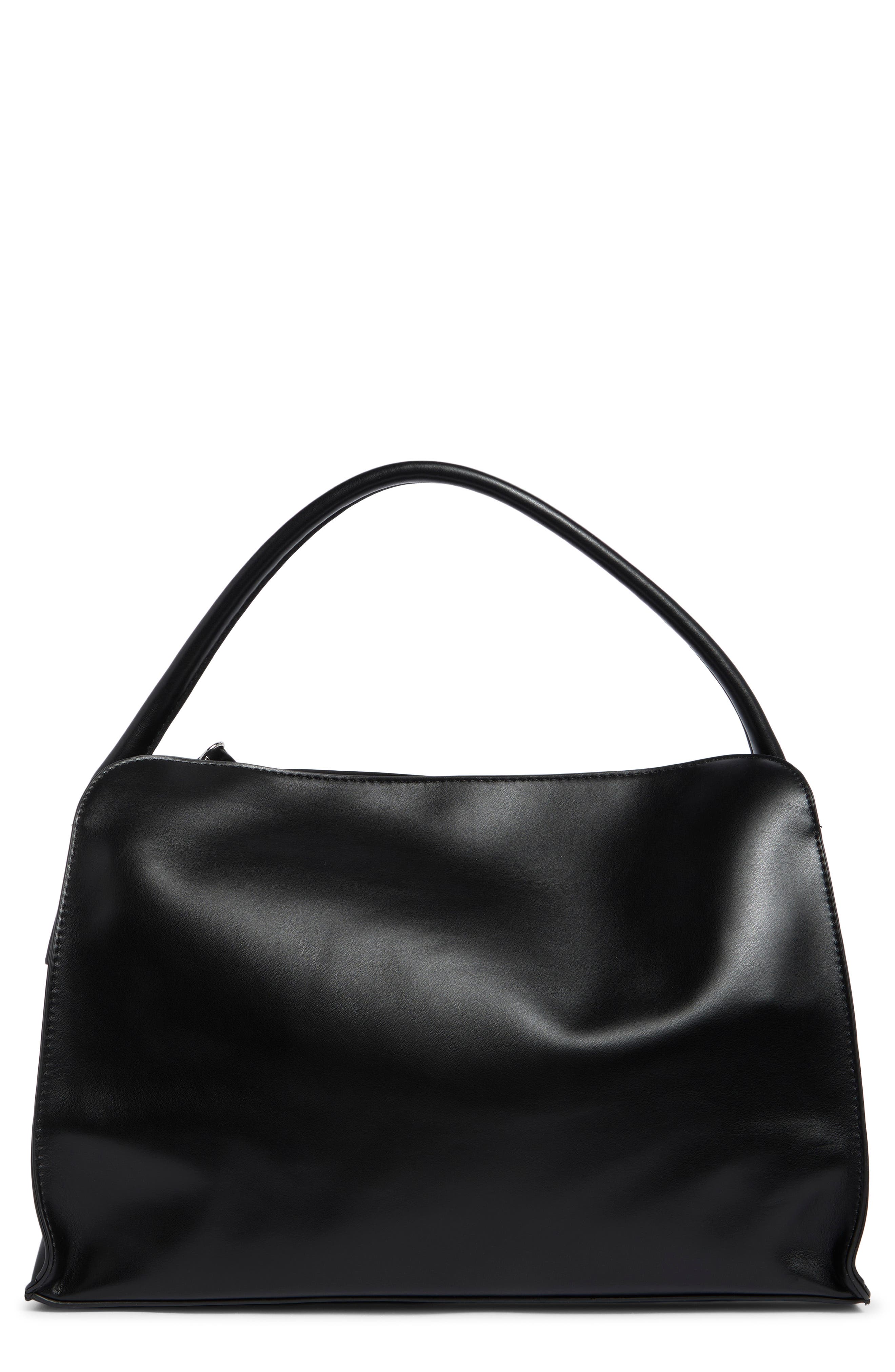 Oversized Faux Leather Tote