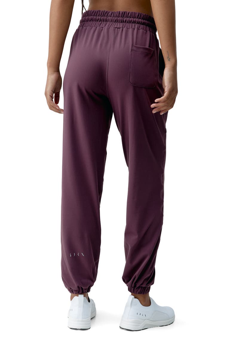 Camille Performance Sport Jogger, Alternate, color, Dark Cherry