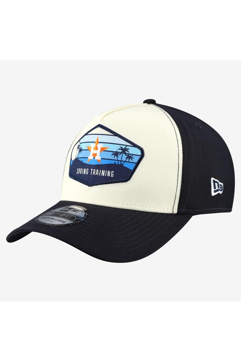 Men's New Era  Stone Houston Astros 2026 Spring Training Fan Pack Gradient 39THIRTY Flex Hat, Main, color, Stone