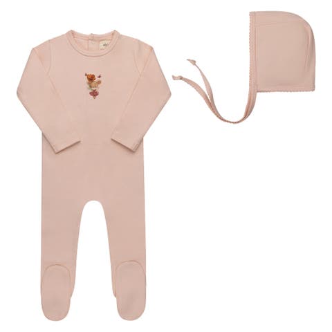Playful Mouse Collection -  Footie + Bonnet