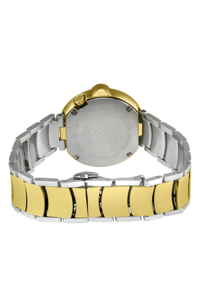 GEVRIL Peruga Diamond Bracelet Watch, Alternate, color, 