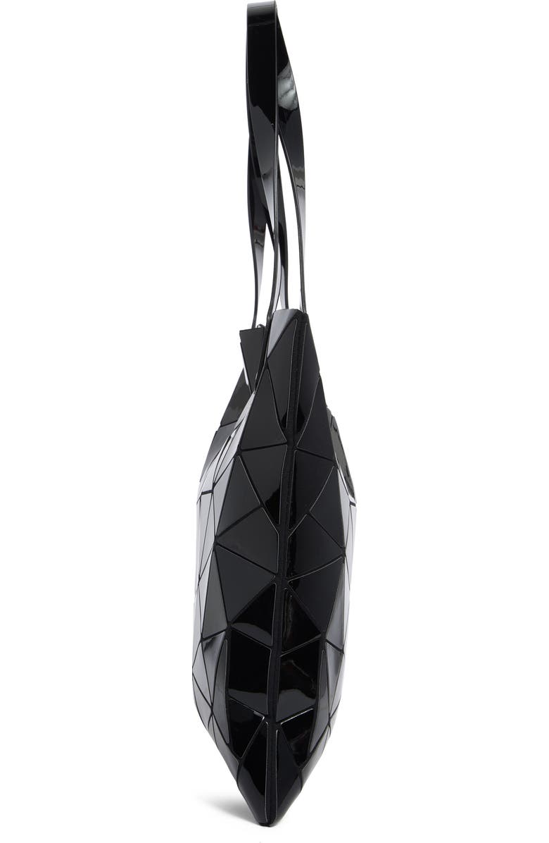 PATRIZIA LUCA Slanted Triangle Tote, Alternate, color, Shiny Black