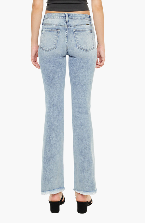 Official Kancan Usa Claire High Rise Bootcut Jeans In Light Wash