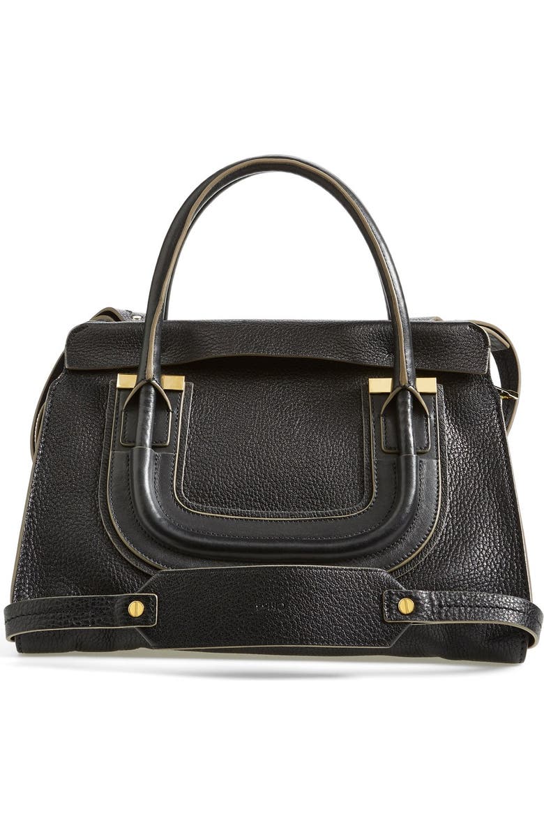 Chloé 'Everston - Medium' Calfskin Satchel, Alternate, color,