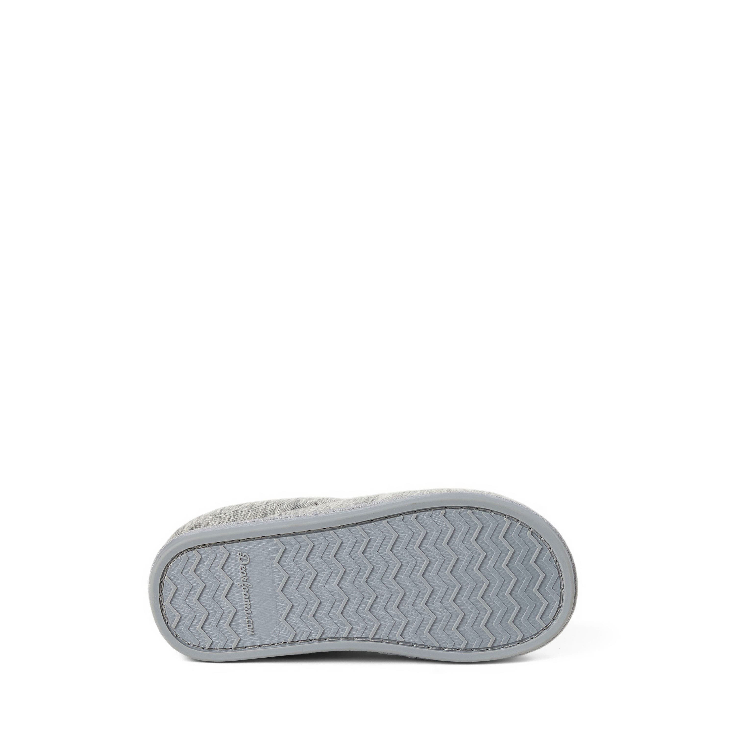 Kids Christmas Morning Crew Slippers, Alternate, color, LIGHT HEATHER GREY