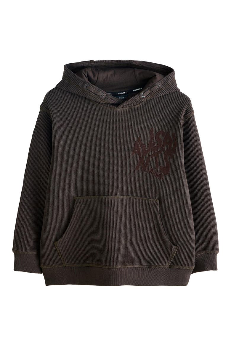 Kids' Waffle Orlando Hoodie, Main, color, BROWN